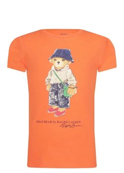 POLO RALPH LAUREN T-shirt | Regular Fit ze sklepu Gomez Fashion Store w kategorii Bluzki dziewczęce - zdjęcie 172713763