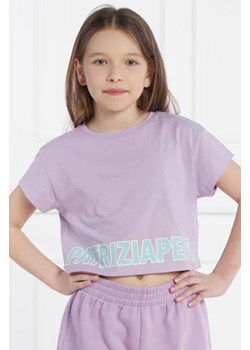 Patrizia Pepe T-shirt MAGLIA | Cropped Fit ze sklepu Gomez Fashion Store w kategorii Bluzki dziewczęce - zdjęcie 172715162