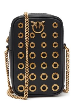 Pinko Skórzana torebka na telefon PHONE CASE VITELLO SETA + VELE ze sklepu Gomez Fashion Store w kategorii Kopertówki - zdjęcie 172715973