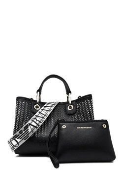Emporio Armani Skórzana torebka na ramię + saszetka ze sklepu Gomez Fashion Store w kategorii Torby Shopper bag - zdjęcie 172716854