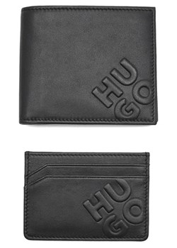 HUGO Skórzany portfel + etui na karty GBHM_8 ze sklepu Gomez Fashion Store w kategorii Etui - zdjęcie 172717592