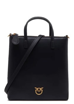 Pinko Skórzana torebka na ramię MINI SHOPPER VITELLO SETA ze sklepu Gomez Fashion Store w kategorii Torby Shopper bag - zdjęcie 172719844