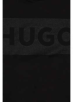 HUGO KIDS T-shirt | Regular Fit ze sklepu Gomez Fashion Store w kategorii Bluzki dziewczęce - zdjęcie 172722092