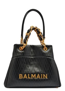 Balmain Skórzana torebka biznesowa 1945 SOFT CABAS-CUIR EMBOSSE GRILLE ze sklepu Gomez Fashion Store w kategorii Torby Shopper bag - zdjęcie 172725263