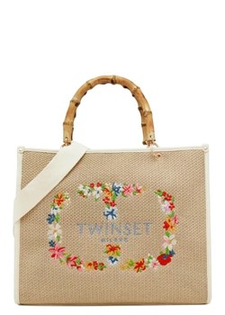 TWINSET Shopperka ze sklepu Gomez Fashion Store w kategorii Torby Shopper bag - zdjęcie 172726562