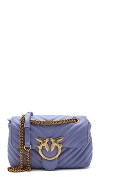 Pinko Skórzana torebka na ramię LOVE MINI LADY PUFF CHEVRON 1 ze sklepu Gomez Fashion Store w kategorii Listonoszki - zdjęcie 172729830