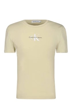 CALVIN KLEIN JEANS T-shirt | Regular Fit ze sklepu Gomez Fashion Store w kategorii Bluzki dziewczęce - zdjęcie 172732834