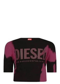 Diesel T-shirt | Cropped Fit ze sklepu Gomez Fashion Store w kategorii Bluzki dziewczęce - zdjęcie 172734602