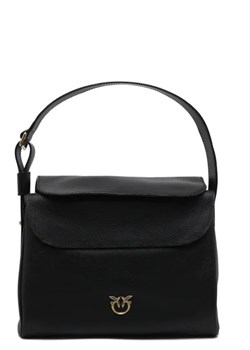 Pinko Skórzana torebka na ramię LEAF HOBO CLASSIC VITELLO BOTT ze sklepu Gomez Fashion Store w kategorii Torby Shopper bag - zdjęcie 172736081