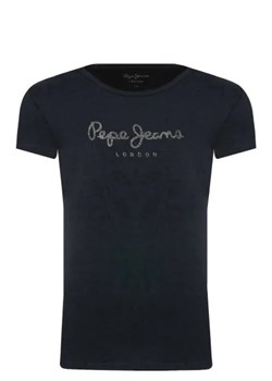 Pepe Jeans London T-shirt HANA GLITTER | Regular Fit ze sklepu Gomez Fashion Store w kategorii Bluzki dziewczęce - zdjęcie 172736314