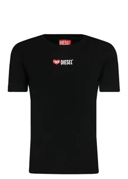 Diesel T-shirt | Regular Fit ze sklepu Gomez Fashion Store w kategorii Bluzki dziewczęce - zdjęcie 172737323