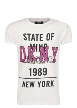DKNY Kids T-shirt | Regular Fit ze sklepu Gomez Fashion Store w kategorii Bluzki dziewczęce - zdjęcie 172750844