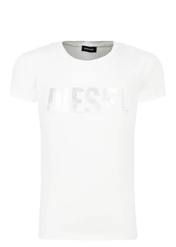 Diesel T-shirt | Regular Fit ze sklepu Gomez Fashion Store w kategorii Bluzki dziewczęce - zdjęcie 172750871