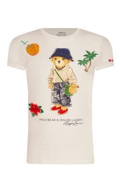 POLO RALPH LAUREN T-shirt | Regular Fit ze sklepu Gomez Fashion Store w kategorii Bluzki dziewczęce - zdjęcie 172751030