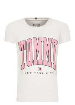 Tommy Hilfiger T-shirt | Regular Fit ze sklepu Gomez Fashion Store w kategorii Bluzki dziewczęce - zdjęcie 172751242