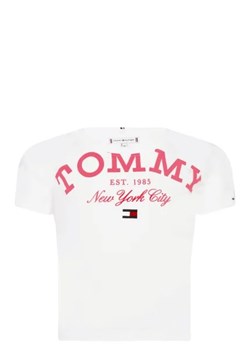 Tommy Hilfiger T-shirt | Regular Fit ze sklepu Gomez Fashion Store w kategorii Bluzki dziewczęce - zdjęcie 172751543