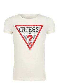 Guess T-shirt | Regular Fit ze sklepu Gomez Fashion Store w kategorii Bluzki dziewczęce - zdjęcie 172752222