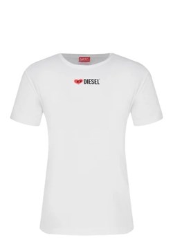 Diesel T-shirt | Regular Fit ze sklepu Gomez Fashion Store w kategorii Bluzki dziewczęce - zdjęcie 172752281