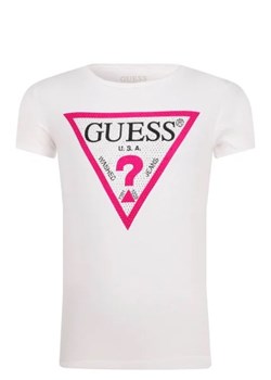 Guess T-shirt | Regular Fit ze sklepu Gomez Fashion Store w kategorii Bluzki dziewczęce - zdjęcie 172752302