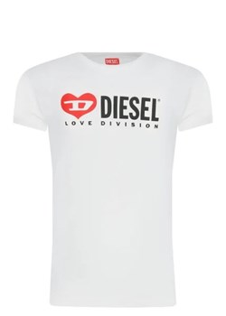 Diesel T-shirt | Regular Fit ze sklepu Gomez Fashion Store w kategorii Bluzki dziewczęce - zdjęcie 172752382