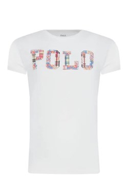 POLO RALPH LAUREN T-shirt | Regular Fit ze sklepu Gomez Fashion Store w kategorii Bluzki dziewczęce - zdjęcie 172753054
