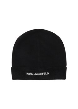 Karl Lagerfeld Czapka k/essential beanie | z dodatkiem wełny i kaszmiru ze sklepu Gomez Fashion Store w kategorii Czapki zimowe damskie - zdjęcie 172754942