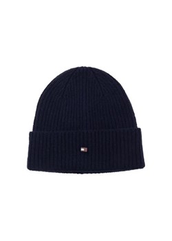Tommy Hilfiger Kaszmirowa czapka PLAQUE BEANIE ze sklepu Gomez Fashion Store w kategorii Czapki zimowe męskie - zdjęcie 172761871