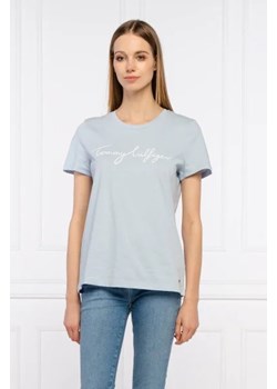 Tommy Hilfiger T-shirt | Regular Fit ze sklepu Gomez Fashion Store w kategorii Bluzki damskie - zdjęcie 172772802