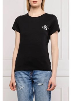 CALVIN KLEIN JEANS T-shirt 2-pack | Slim Fit ze sklepu Gomez Fashion Store w kategorii Bluzki damskie - zdjęcie 172775201