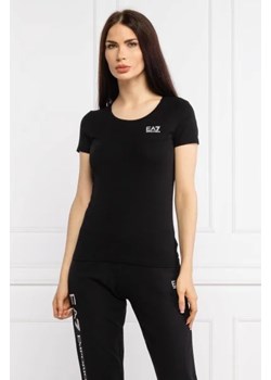 EA7 T-shirt | Regular Fit ze sklepu Gomez Fashion Store w kategorii Bluzki damskie - zdjęcie 172775264