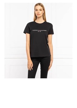 Tommy Hilfiger T-shirt | Regular Fit ze sklepu Gomez Fashion Store w kategorii Bluzki damskie - zdjęcie 172776073