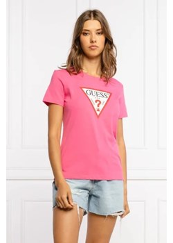 GUESS T-shirt ORIGINAL | Regular Fit ze sklepu Gomez Fashion Store w kategorii Bluzki damskie - zdjęcie 172776374