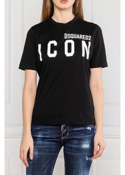 Dsquared2 T-shirt RENNY | Regular Fit ze sklepu Gomez Fashion Store w kategorii Bluzki damskie - zdjęcie 172777100