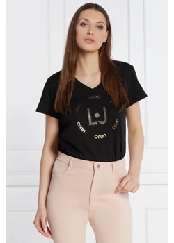 Liu Jo Sport T-shirt | Regular Fit ze sklepu Gomez Fashion Store w kategorii Bluzki damskie - zdjęcie 172780932
