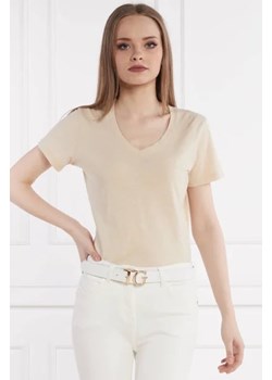 GUESS T-shirt SS VN SLUBBY | Regular Fit ze sklepu Gomez Fashion Store w kategorii Bluzki damskie - zdjęcie 172781271
