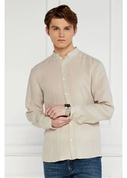 HUGO Lniana koszula Elvory | Slim Fit ze sklepu Gomez Fashion Store w kategorii Koszule męskie - zdjęcie 172783401