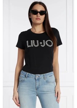 Liu Jo T-shirt | Regular Fit ze sklepu Gomez Fashion Store w kategorii Bluzki damskie - zdjęcie 172783551