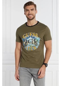 GUESS T-shirt SS CN MULTI LOGO | Slim Fit ze sklepu Gomez Fashion Store w kategorii T-shirty męskie - zdjęcie 172784543