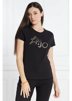 Liu Jo Rose T-shirt | Regular Fit ze sklepu Gomez Fashion Store w kategorii Bluzki damskie - zdjęcie 172784562