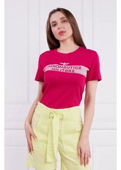 Aeronautica Militare T-shirt | Slim Fit ze sklepu Gomez Fashion Store w kategorii Bluzki damskie - zdjęcie 172785853