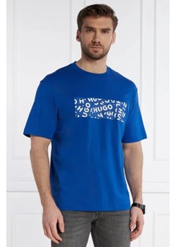 Hugo Blue T-shirt Nalayo | Regular Fit ze sklepu Gomez Fashion Store w kategorii T-shirty męskie - zdjęcie 172786940