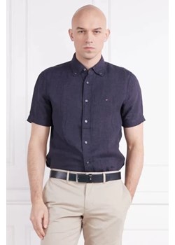 Tommy Hilfiger Lniana koszula PIGMENT DYED LINEN RF SHIRT S/S | Regular Fit ze sklepu Gomez Fashion Store w kategorii Koszule męskie - zdjęcie 172787962
