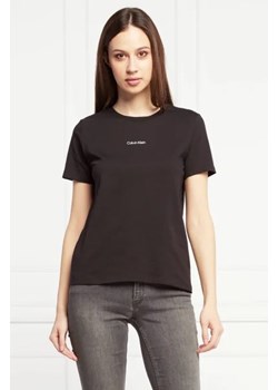 Calvin Klein T-shirt | Regular Fit ze sklepu Gomez Fashion Store w kategorii Bluzki damskie - zdjęcie 172788193
