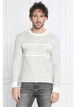 GUESS Sweter PALMER | Slim Fit | z dodatkiem wełny ze sklepu Gomez Fashion Store w kategorii Swetry męskie - zdjęcie 172789383