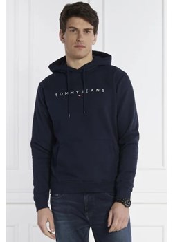 Tommy Jeans Bluza LINEAR LOGO HOODIE EXT | Regular Fit ze sklepu Gomez Fashion Store w kategorii Bluzy męskie - zdjęcie 172789512