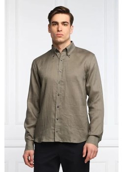 Oscar Jacobson Lniana koszula Harry 3 | Slim Fit ze sklepu Gomez Fashion Store w kategorii Koszule męskie - zdjęcie 172789514