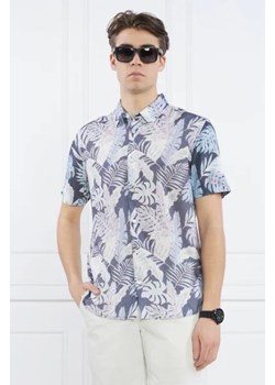 GUESS Koszula SS ECO RAYON INDGO T | Slim Fit ze sklepu Gomez Fashion Store w kategorii Koszule męskie - zdjęcie 172789993