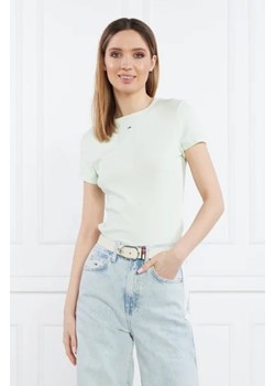 Tommy Jeans T-shirt ESSENTIAL | Slim Fit ze sklepu Gomez Fashion Store w kategorii Bluzki damskie - zdjęcie 172791322
