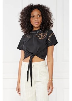 GUESS T-shirt LACE | Regular Fit ze sklepu Gomez Fashion Store w kategorii Bluzki damskie - zdjęcie 172791941