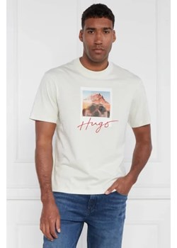HUGO T-shirt Driceto 10233396 01 | Regular Fit ze sklepu Gomez Fashion Store w kategorii T-shirty męskie - zdjęcie 172792191